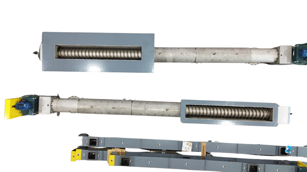 Bed Ash Cooling Screw from above