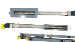 Bed Ash Cooling Screw from above